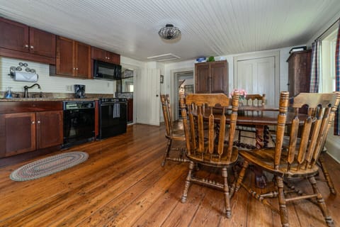 Kitchen and dining area