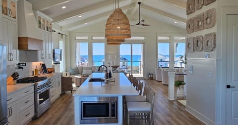 Kitchen with Gulf Views