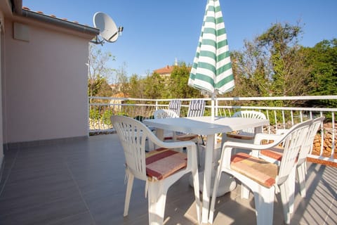 spacious balcony