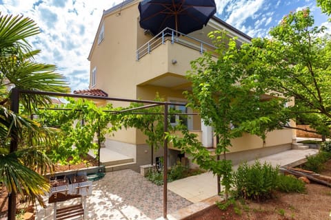 front of the house