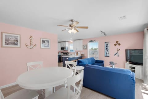 Dining to living room view