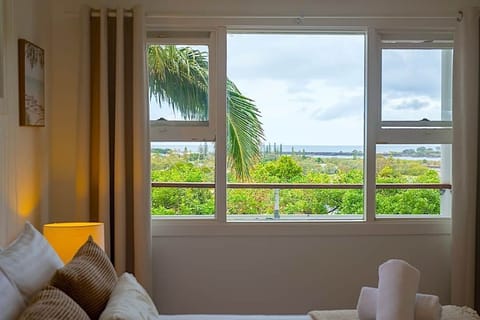 Rest easy with glimpses of Shaws Bay right outside your window