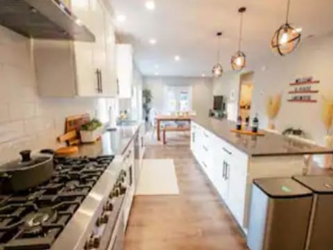 The open concept is perfect for social or family gatherings