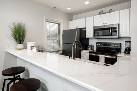 Modern Amenities for Gourmet Mornings Our fully equipped kitchen makes vacation meals a breeze.