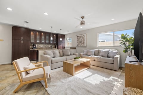 Living Room: Bright and airy space with modern decor and inviting views, perfect for relaxation!