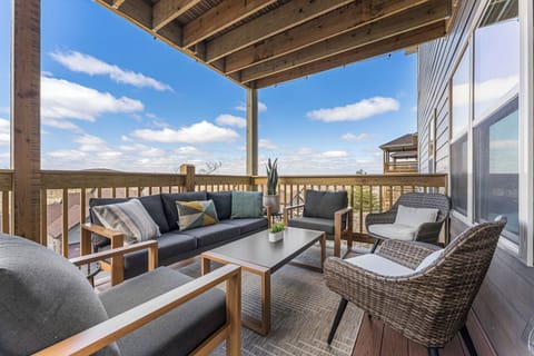 Private outdoor seating area