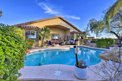 Private Backyard | Pool | Patio | Charcoal Grill | Dining Table | Seating