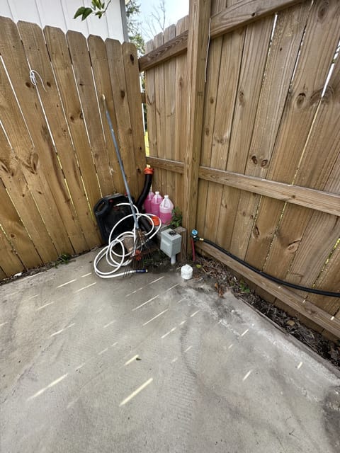 We have extra hoses, storage antifreeze, and a jack if repairs are needed.