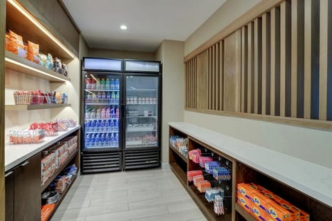 Grab a quick snack anytime from the convenient on-site shop.
