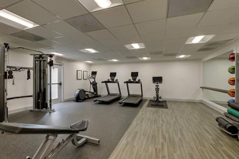 Keep your routine going with treadmills and strength equipment