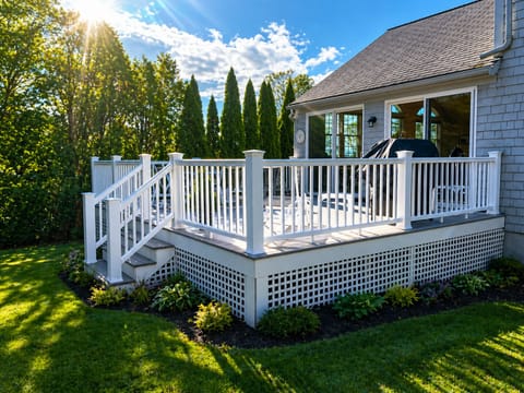 Large Sun Deck and Backyard