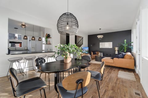 Open Concept | Kitchen, Living and Dining Area