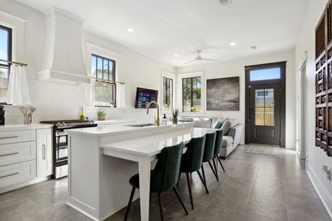 Fully equipped kitchen for all to gather.