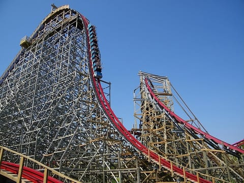 Scream, laugh, and make memories at nearby roller coasters.