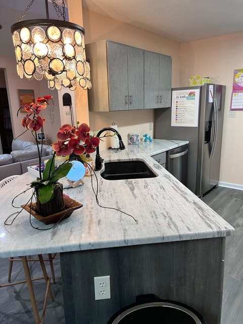 Granite counter kitchen bar