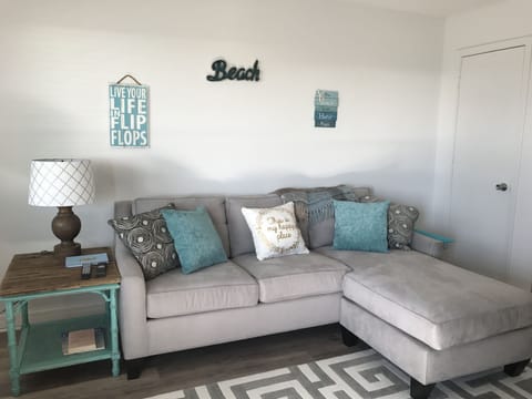 Living room with sofa bed