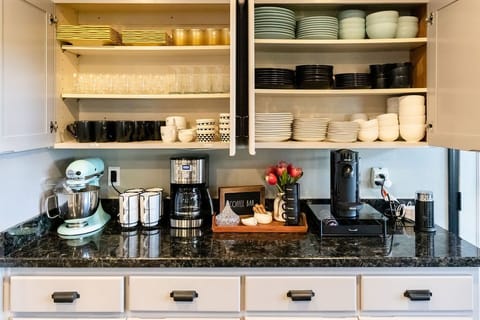 Fully stocked kitchen
