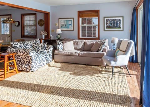 Sun filled living room.