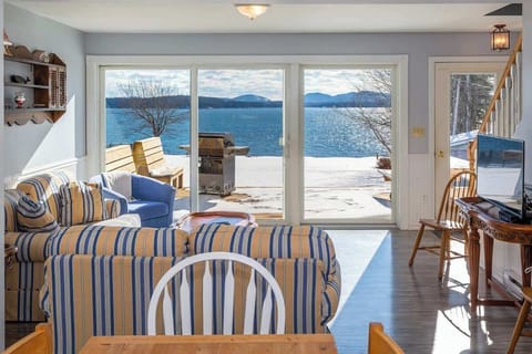 Ocean and Mountain views from living room and kitchen.
