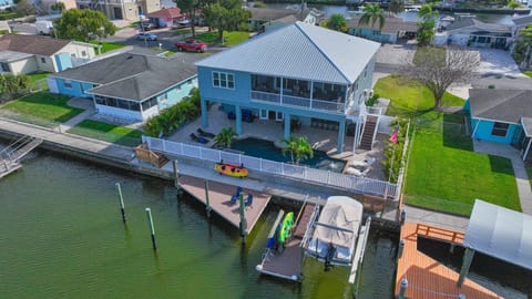 Large new build with private heated pool