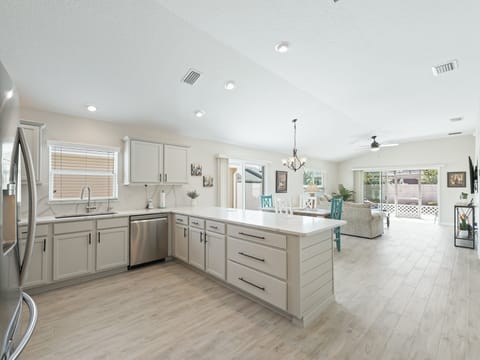 Open concept living.