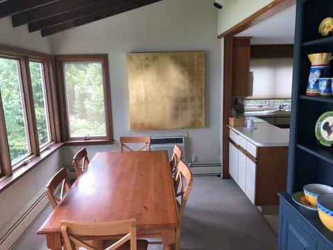 Dining room and kitchen