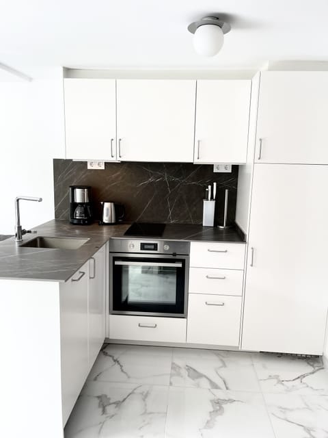 Kitchen downstairs, fully equipped