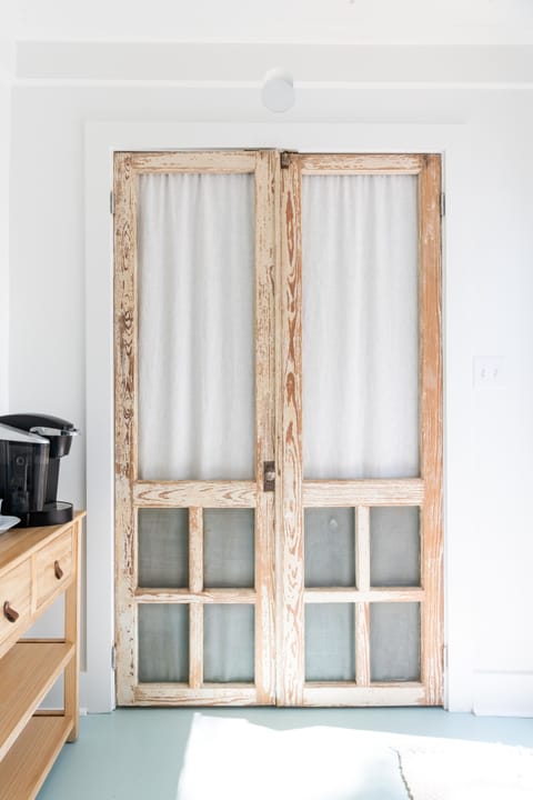 Full washer and dryer in closet
