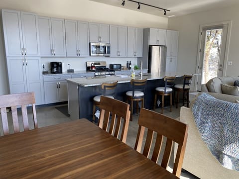 Fully stocked kitchen  