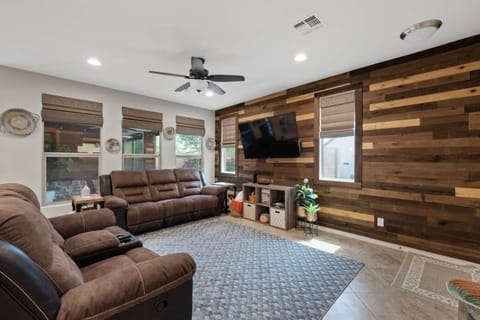 Spacious and comfortable living area.