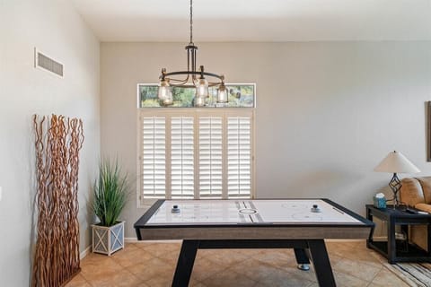 A brand new Air Hockey table awaits your competition.