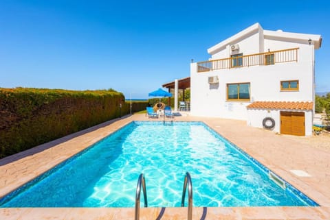 Beautiful villa with private pool, terrace, and garden with sea views
