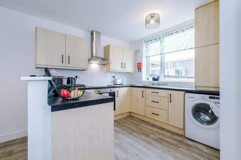 The fully equipped kitchen has everything you need for a short or long stay in Chester.