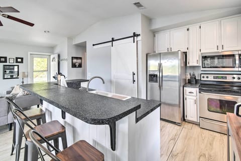 Kitchen | Main Level | Coffee Maker | Spices | Air Fryer