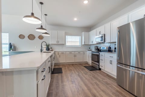 Kitchen. Fully equipped with coffee pot, Keurig, crock pot, blender, etc.