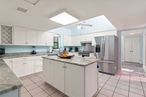 Large kitchen has everything you need to enjoy your stay!