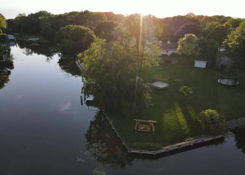 Corner channel lot w/ 308’ water frontage perfect for fishing!