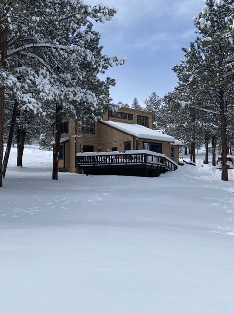 View of house from golf course.