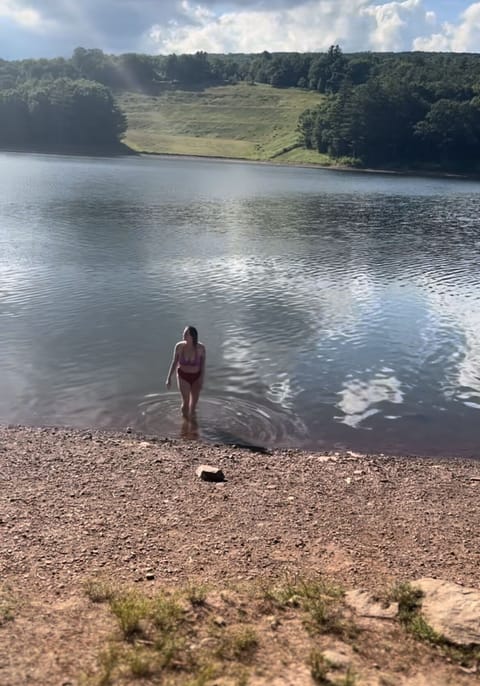 Just a short drive from plenty of swimming, if you know where to look 