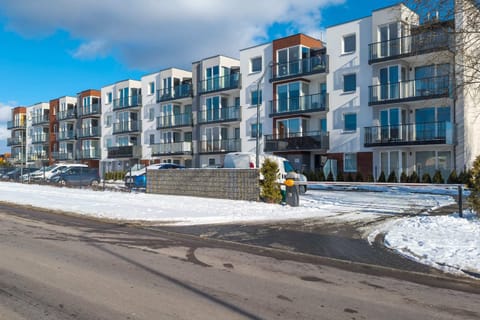 The building of the facility and the surrounding area.