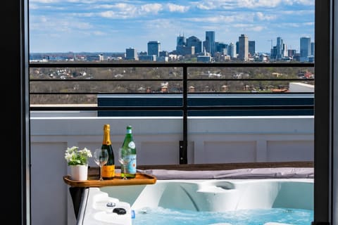 Soak in the sun from the rooftop patio.