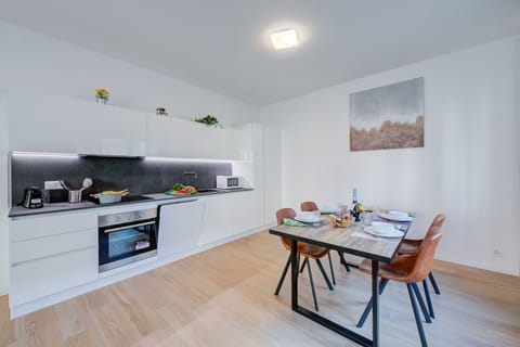 Kitchen and dining area