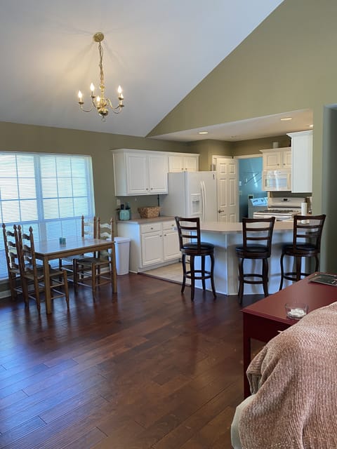 Dining Area - Table extender and extra chairs available upon request