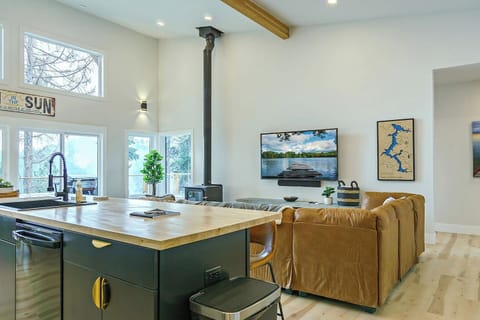 14. Medium Long Shot View of the Living Room