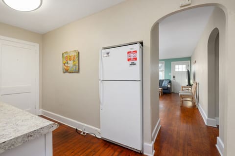 The kitchen, just off the main living area is well equipped for a quick breakfast or a family dinner in