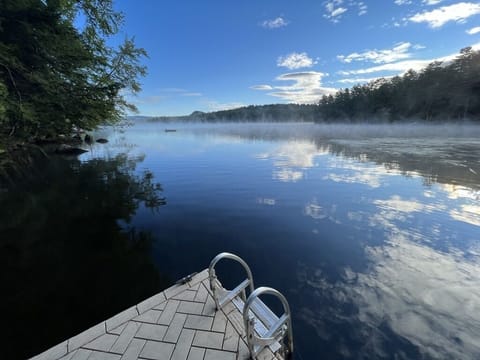 Our property has a private dock and over 200 feet of lake frontage!