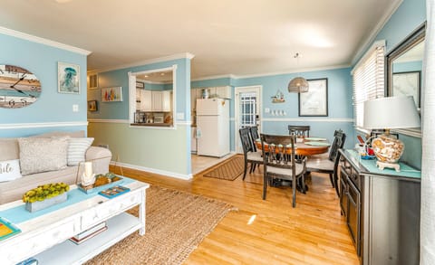 Kitchen and dining area
