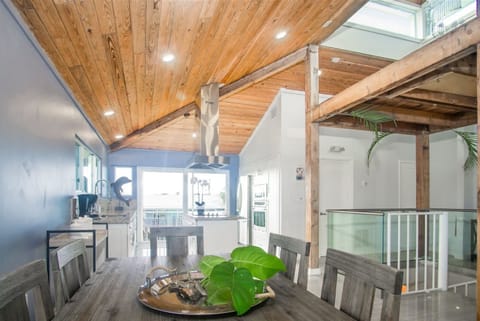 Dining area adjacent to the kitchen.