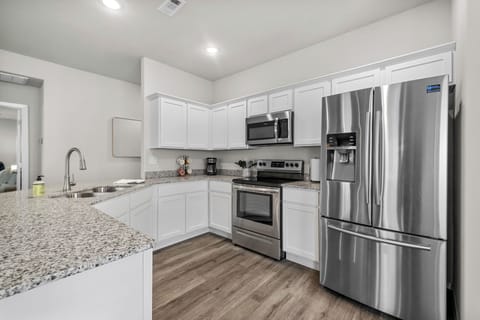 Fully stocked kitchen for all your cooking and baking needs!