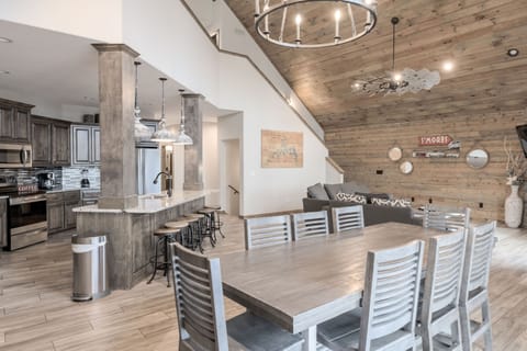 Additional seating at the counter